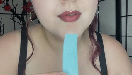 Gum chomp vore tease