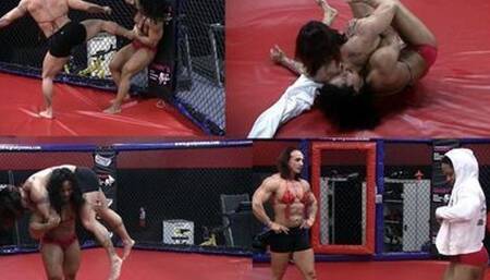 Muscle Girlz Cage Fight