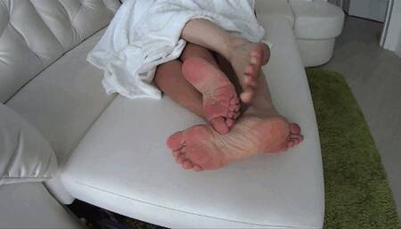 Interlocking toes with girlfriend 2M III