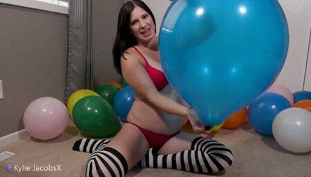 Tease to Pop Blow2pop Blue Crystal Balloon - Kylie Jacobs - WMV 1080p HD