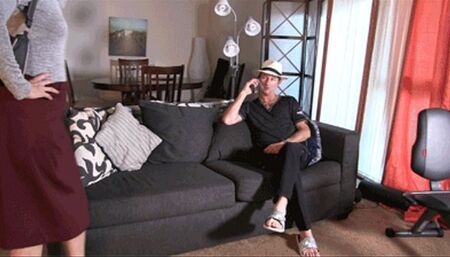 Soccer Step-Mom Spanked By The Big Kahuna  (WMV HD)