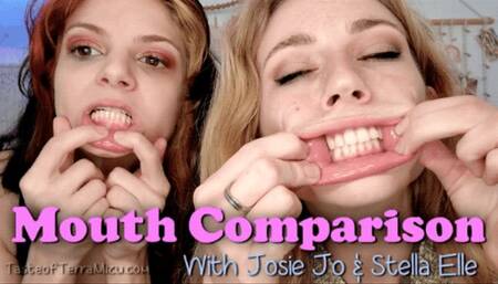 Mouth Comparison - Josie Jo & Stella Elle - HD 720 WMV