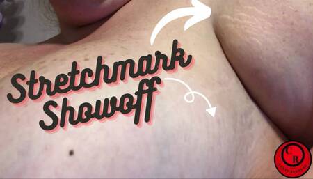 Stretch Mark Showoff - CurvyRedhead - MP4 1920x1080