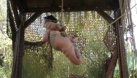 The Spain Files - Suspended Hogtie & Endurance Training for Lilith - Full Clip wmv HD