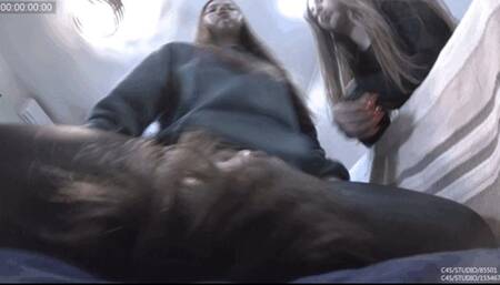 050rb Pov camera I sat down on the slave's chest, we flooded the slave with saliva)) a sea of saliva on your face, loser! [1080]