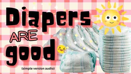 Diapers are Good, Simple Version (mp4 audio only)