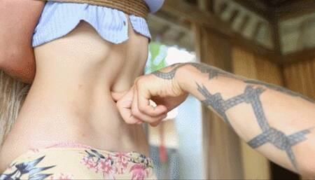 Brutal belly training for Sangini (HD)