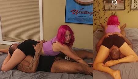 New Hair, Same Footbitch pt 3 - Footbitch gets facesat