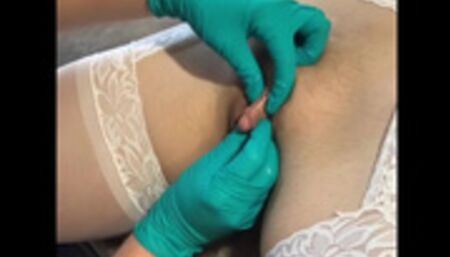 She Jerks My Huge Clit Until I Orgasm!