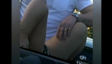 Fucking my brothers wife on my car REAL TAPE