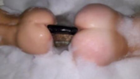 Dainty Dominates with Double Headed Dildo Delight