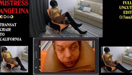 SMOTHER and HEADSCISSORS FINDOM IN TRANSAT CHAIR (full) 480p