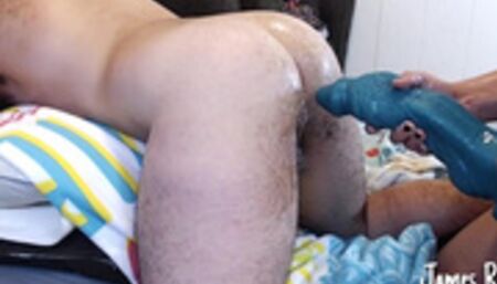 Deep Pegging Past The Knot With Mr.Hankeys Toys XL Kinky Cobra