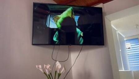 my stepsister peed on the balcony