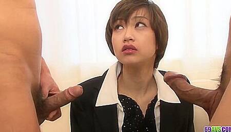 Akina Hara Shows Proper Blowjob P2
