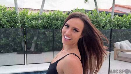 PAWG Pornstar Kelsi Monroe Gets Fucked Pool Side