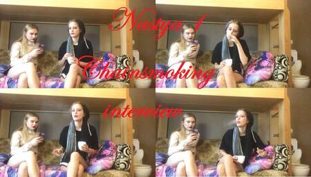 Galya interviews Nastya while chainsmoking multiples