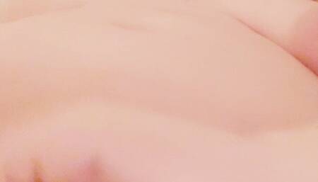 naked trans girl milks her cock close up to multiple orgasms