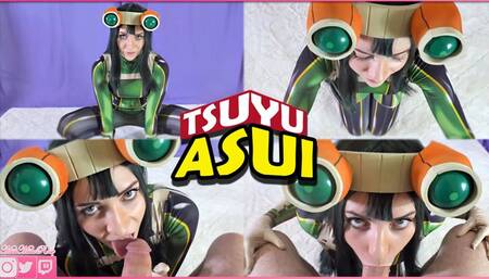 Tsuyu Asui's Happy Ending Blowjob