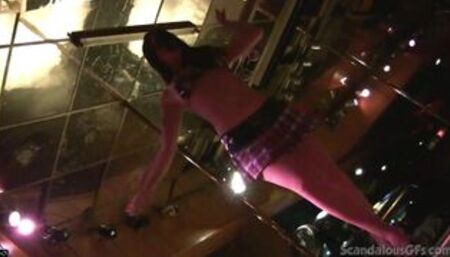 Ameara Striptease show caught on tape