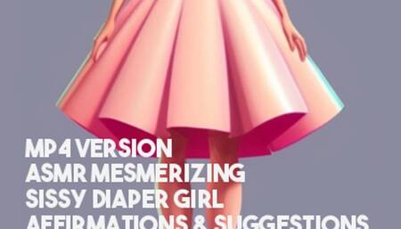 MP4 VERSION ASMR: mesmerizing sissy diaper girl affirmations & suggestions