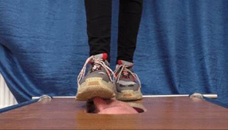 Flor-face trampled under dusty balenciaga sneakers (part 1 of 2), flo568x 1080p