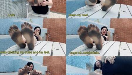 I ORDER YOU TO CLEAN MY SOLESDIRTY - GODDESS LETICIA MILLER - EXCLUSIVE LM VIDEOS AUGUST 2023 - CLIP FULL VERSION (SUBTITLED )