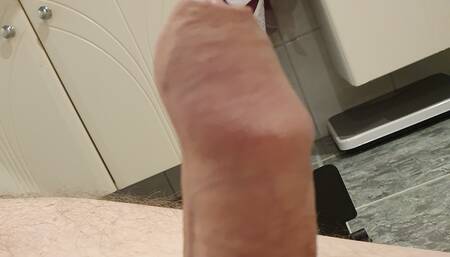I'm Slowly Hard Stiff Cock and Juicy Sperm Squirt
