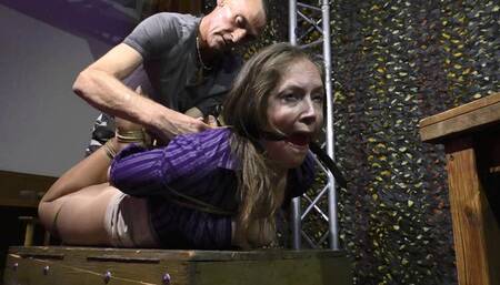 The Live Files - Intense Supertight Bondage Session for Diamondly and Rachel Adams with Mario and JJ Plush   - Full Clip mp4 SD