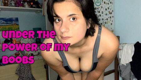 I tease you with my breasts and refuse you - this bra is too small for me