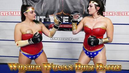 Wonder Woman Bust Battle! Eve Starr vs Irene Silver -SDMP4