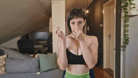 Smoke holding exercise