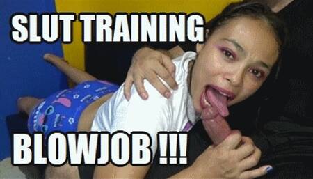 SLUT TRAINING BLOWJOB 230828B SARAI SUCKING AND LICKING COCK OBEYING ANY INSTRUCTION SD MP4