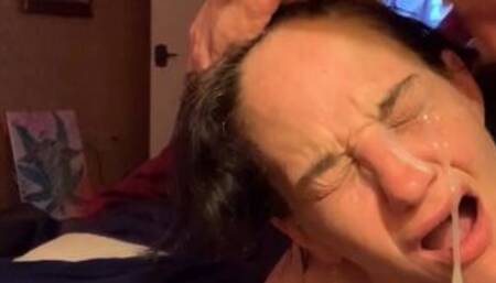 6 filthy sluts cum loads to facial nasty