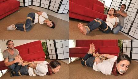 Grace - Tricked Into Challenge By Her Pervert Roommate - MP4 4k (ultraHD)