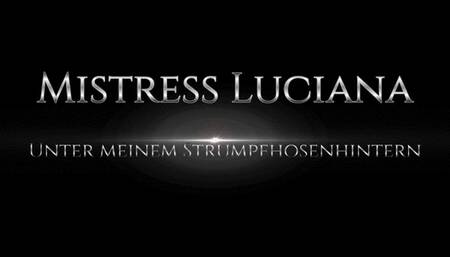 Under my pantyhose butt