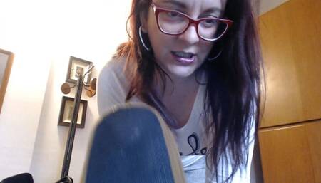 Italian stepmother catches you masturbating with her slippers 1080HD