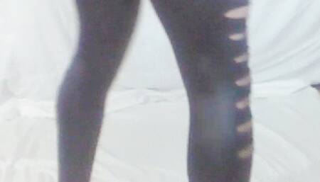 Mesh thong ass worship tease