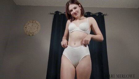 Mari Models Cotton Granny Panties Tease - Mari Merlowe Mp4 720p HD