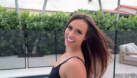 PAWG Pornstar Kelsi Monroe Gets Fucked Pool Side