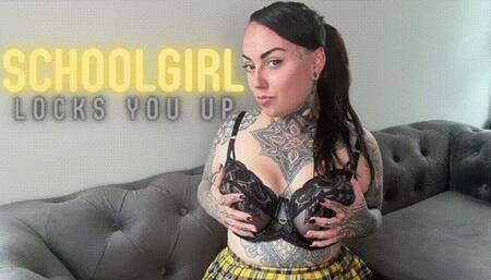 Schoolgirl Locks You Up
