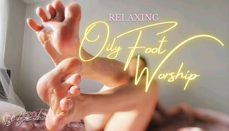 Relaxing Oily Foot Worship