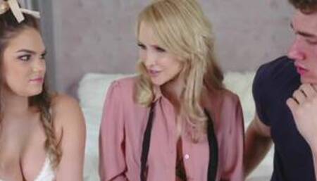 foster daughter fucks her mom with her brother