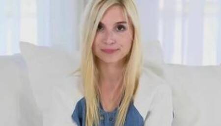 petite blonde with braces rides dick