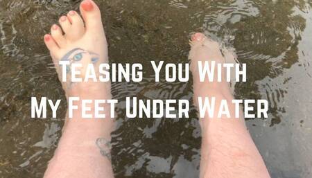 Under Water Foot Tease