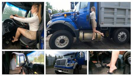 EXCLUSIVE TRUCK REVVING: International monster truck - hard revving without limits