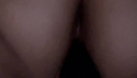 Back view of fucking my dildo