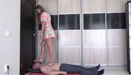 Snowflake - flat sandals trampling Full HD