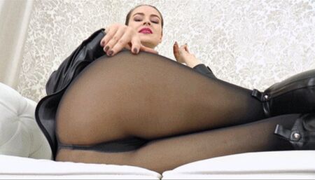 Enjoy Mistress Anfisa's nylon smell