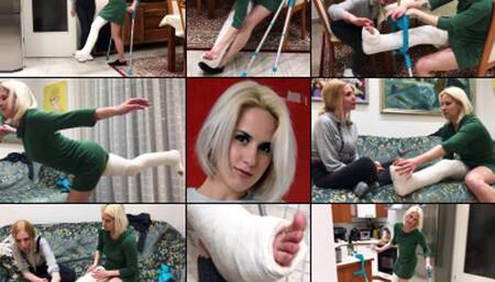 Amydouxxx LLC Help Me Warm and Blow Dry My Cold Casted Toes with Foot Play and Cast Talk (in HD 1920 X 1080)